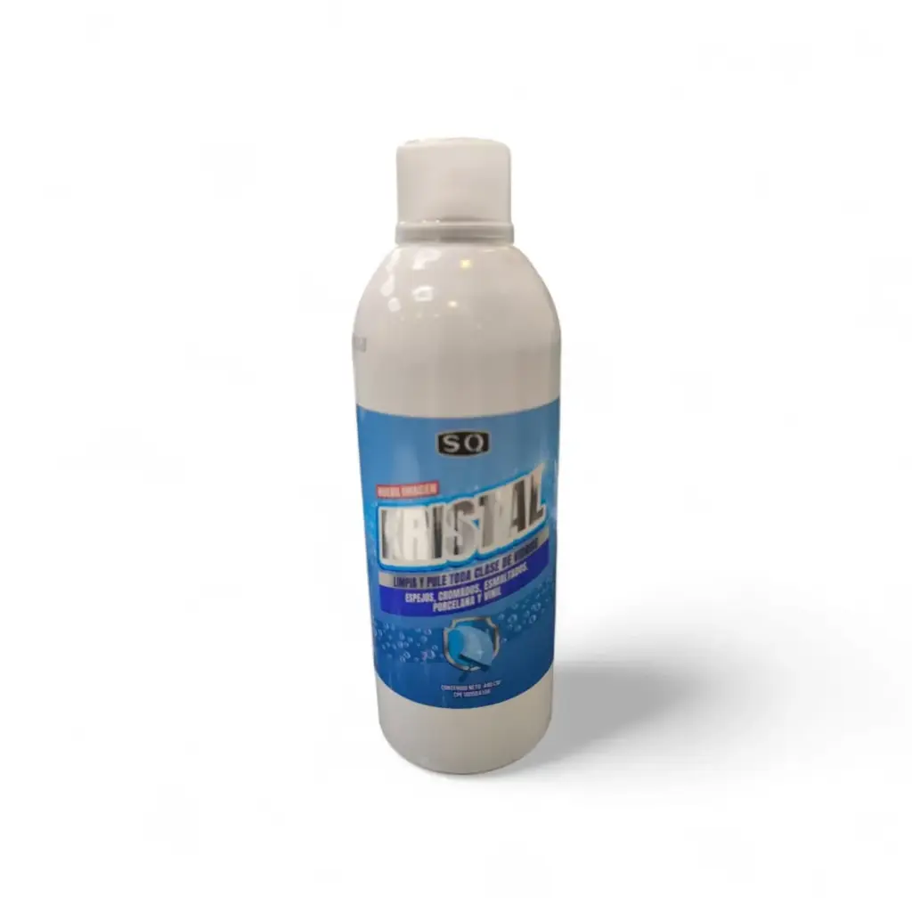 SQ. LIMPIA VIDRIO KRISTAL AERESOL 440 CC PULE ESPEJOS / PORCELANA / VINIL REF. SQAKRIST COD. 070207 MARCA SQ 