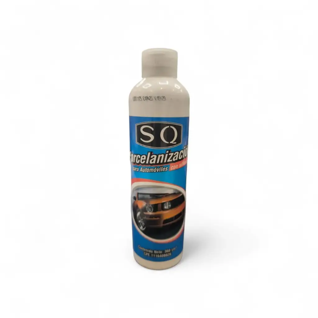 PORCELANIZACION PARA AUTOS CON SILICON LIQUIDA 360CC PULE / PROTEGE PINTURAS REF. SQLPO360 COD. 971412 MARCA SQ