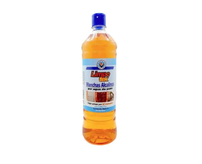DESMANCHADOR ALCALINO POR AGUA DE POZO / QUITA MANCHAS 1 LITRO COD. 110059 REF. T1005 MARCA LIMPOTEX