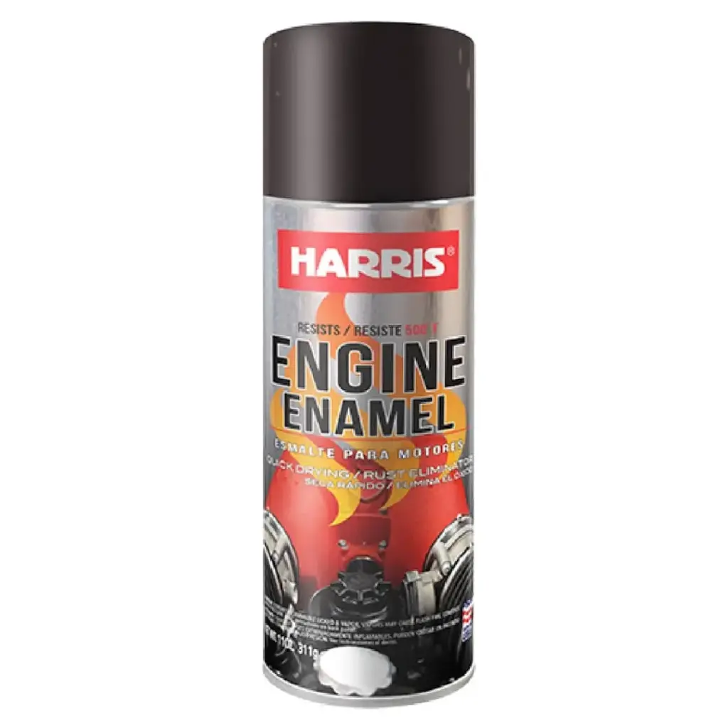 SPRAY AERESOL ESMALTE ALTA TEMP. P/ MOTORES C/ NEGRO 325 ML REF. 38136 / 260221 MARCA HARRIS