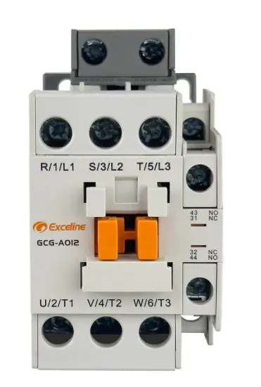 CONTACTOR AC 22 A 120 V 3 P 1NA + 1NC 50 / 60 HZ REF. GCG-A022-120 / 222391 MARCA EXCELINE