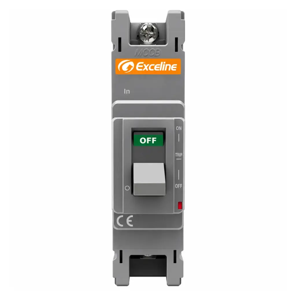 BREAKER TERMOMAGNETICO 1 X 40 AMP CAJA MOLDEADA FIJO REF. GCM-F125-040-1 / 008605 MARCA EXCELINE