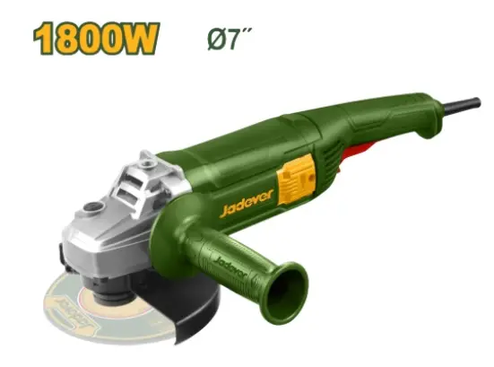 ESMERIL ANGULAR 7" X 5/8" 1800 W 8.480 RPM 110-120 V REF. UJDAG851801 MARCA JADEVER