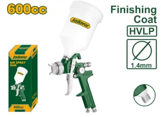 PISTOLA PARA PINTAR PLASTICO 600 cc 2-3.5 BAR REF. JDGA1506 MARCA JADEVER 