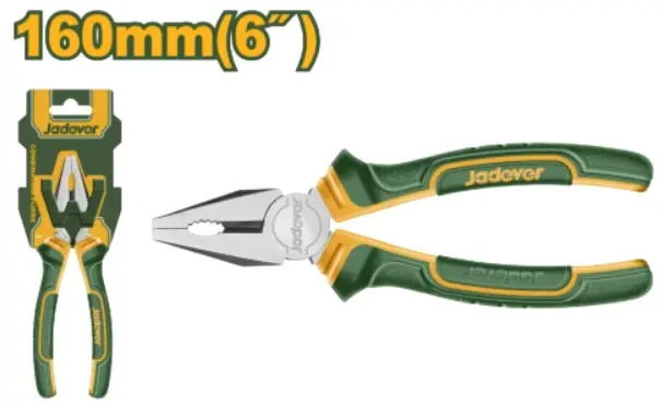 ALICATE ELECTRICISTA 6" 160MM REF. JDPL1C06 MARCA JADEVER