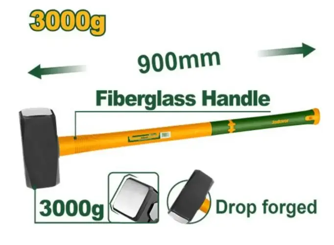 MARTILLO CUADRADO 3000 GR 900MM REF. JDHM2330 MARCA JADEVER