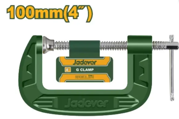 PRENSA SARGENTO TIPO G 4" / 100 MM REF. JDCP1104 MARCA JADEVER