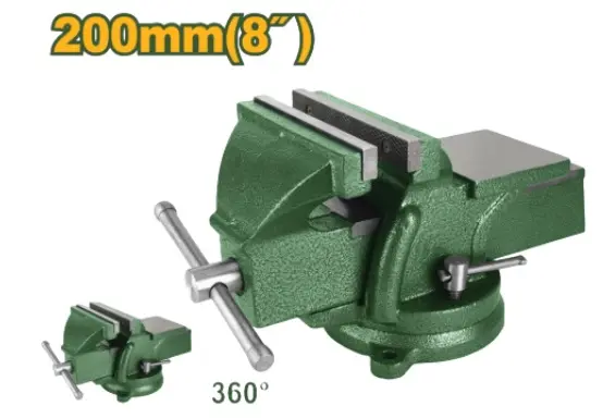 PRENSA DE BANCO 8" X 200 MM 18 K. BASE GIRATORIA REF JDBV1A08 MARCA JADEVER