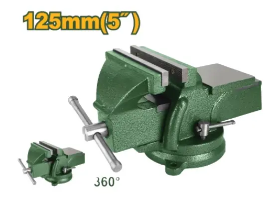 PRENSA DE BANCO 5" X 125 MM 7.5 K. BASE GIRATORIA REF JDBV1A05 MARCA JADEVER