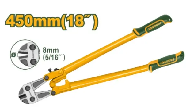 CIZALLA 450 MM - 18" HOJA CrV RANGO CORTE 8 MM REF. JDBC1118 MARCA JADEVER