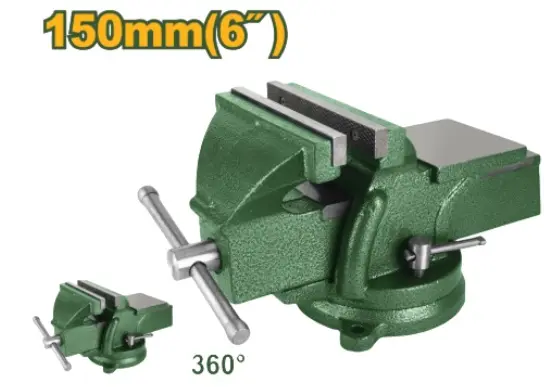 PRENSA DE BANCO 6" X 150 MM 12 KG BASE GIRATORIA REF JDBV1A06 MARCA JADEVER