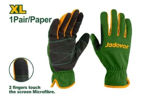 GUANTE PARA MECANICO DE SUPER FIBRA PALMA REFORZADA TALLA XL  REF. JDMG1E02 MARCA JADEVER