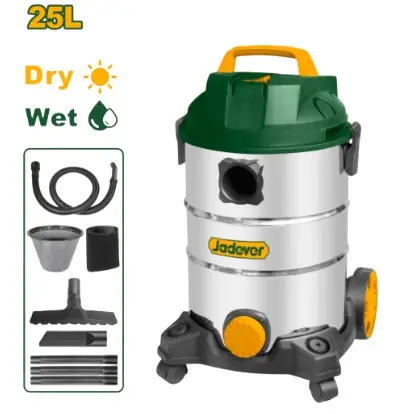 ASPIRADORA INDUSTRIAL HUMEDO - SECO 25 LTS 1100W 110-120 V REF. UJDVR4A25 MARCA JADEVER