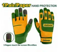 GUANTE PARA MECANICO DE SUPER FIBRA PALMA REFORZADA AJUSTABLE TALLA XL REF. JDMG1E03 MARCA JADEVER 