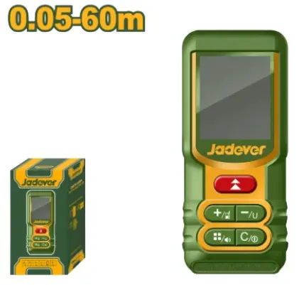 MEDIDOR / METRO LASER DE 60 MTS ( USA BATERIA AAA) MOD. JDDL1516 MARCA JADEVER