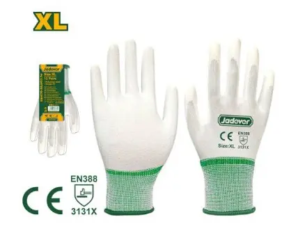 GUANTE DE POLIURETANO P MANIPULACION DE ACEITE PAR TALLA ( XL ) REF. JDPG1801 MARCA JADEVER 