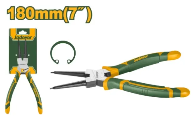 PINZA SACA RETEN 7" PUNTA RECTA INTERNO REF. PIN-JAD-JDPL9972 MARCA JADEVER
