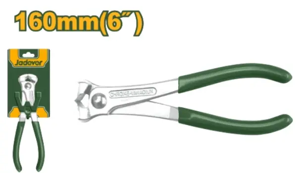 TENAZA - PINZA DE CORTE 6" 160 MM ACERO FORJADO MANGO ERGONOMICO REF. JDPL9906 MARCA JADEVER 