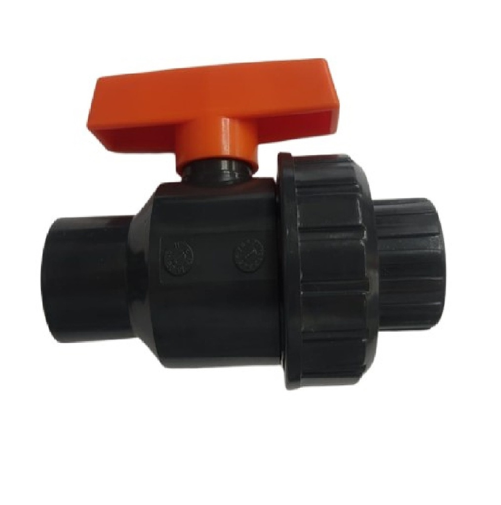 LLAVE / VALVULA DE BOLA UNION UNIVERSAL P/ ROSCAR 4" PVC REF. 1115008 MARCA FITCO