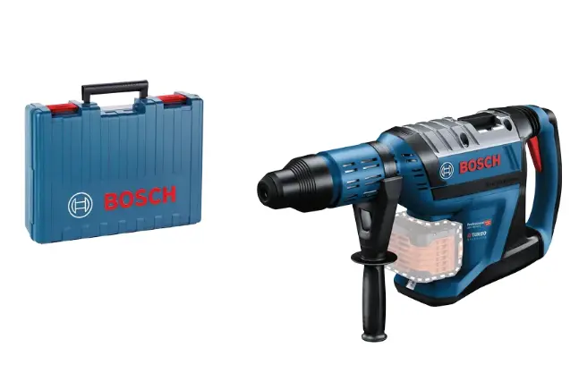 ROTOMARTILLO INALAMBRICO SDS PLUS 18 V 12.5J 8KG CON 1 BATERIA 12.0 AH + CARGADOR + MALETA REF. GBH 18V-45C / 865420 MARCA BOSCH 