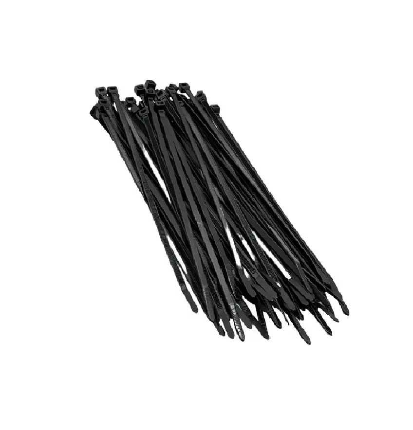 AMARRA CABLE/ TIRRAP/ CINCHOS DE NYLON 5 X 300 MM  NEGRO BOLSA 50 PZAS MOD. N-5X300 COD.006879 MARCA ANDELI