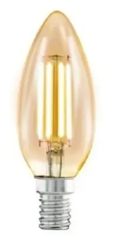 BOMBILLO LED VINTAGE T/VELA 4W E14 DIMERIZABLE REF. AL-DC37-4W-DM / 12542 MARCA ANGEL LIGHT