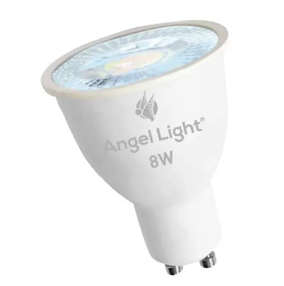 BOMBILLO DICROICO GU10 8W 3000K 100-130V 720LM DIMERIZABLE REF. AL-GU10PC-8W-DM / 12314 MARCA ANGEL LIGTH
