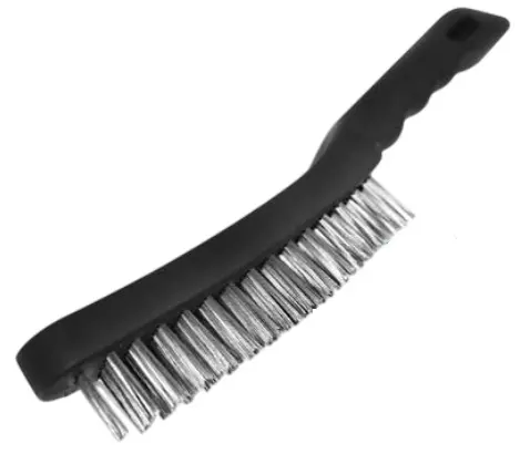 CEPILLO DE ALAMBRE 10" M/ PLASTICO CURVO ALAMBRE DE ACERO REF. 272332 / 501138 MARCA BRUFER
