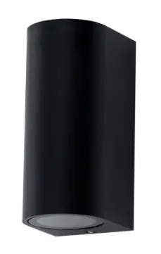APLIQUE DE PARED SUPERFICIAL GU10 6W 4000K 100-240V IP65 COLOR NEGRO REF. AL-ASWL-36 / 10551 MARCA ANGEL LIGHT