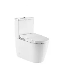 WC INTELIGENTE / SANITARIO SMART MOD. INSPIRA CON TANQUE ADOSADO A PARED CON SALIDA DUAL COLOR BLANCO REF. RO-WC0222 MARCA ROCA