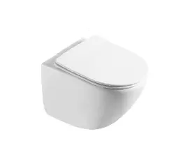 WC TAZA SUSPENDIDA METEORA RIMLESS CARGA DUAL COLOR BLANCO MATE REF. NV-WC1894 MARCA NOVA 
