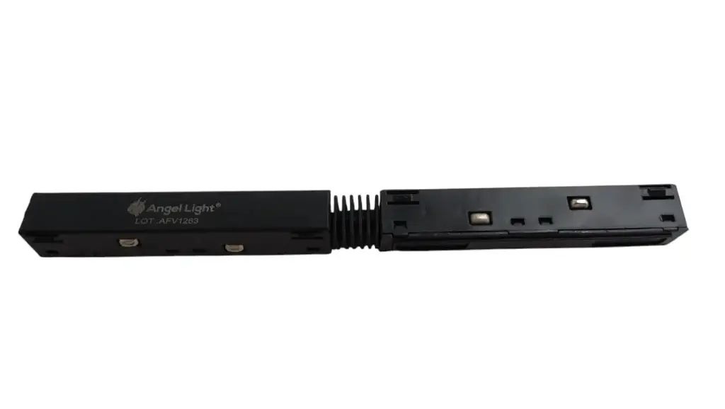 ACCESORIO / UNION / CONECTOR DE CONTINUIDAD RECTO 48 VDC NEGRO P/RIEL MAGNETICO REF. AL-MRL-COND / 11683 MARCA ANGEL LIGHT
