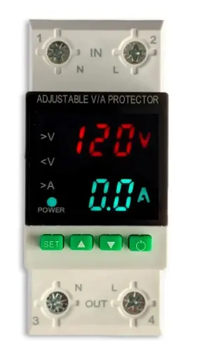 PROTECTOR DE VOLTAJE PARA CALENTADORES DE AGUA ELECTRONICOS 2 FASES 1 - 80A 110 - 220V REF. PCA-2F80A / 000252 MARCA TERMOTRONIC