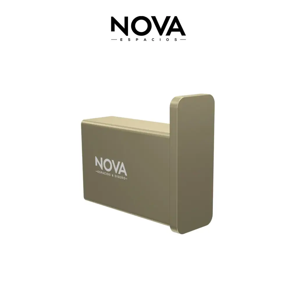 PERCHERO INDIVIDUAL 60 CM SERIE LINE ACC D'OR / DORADO REF. NVACC1503 MARCA NOVA
