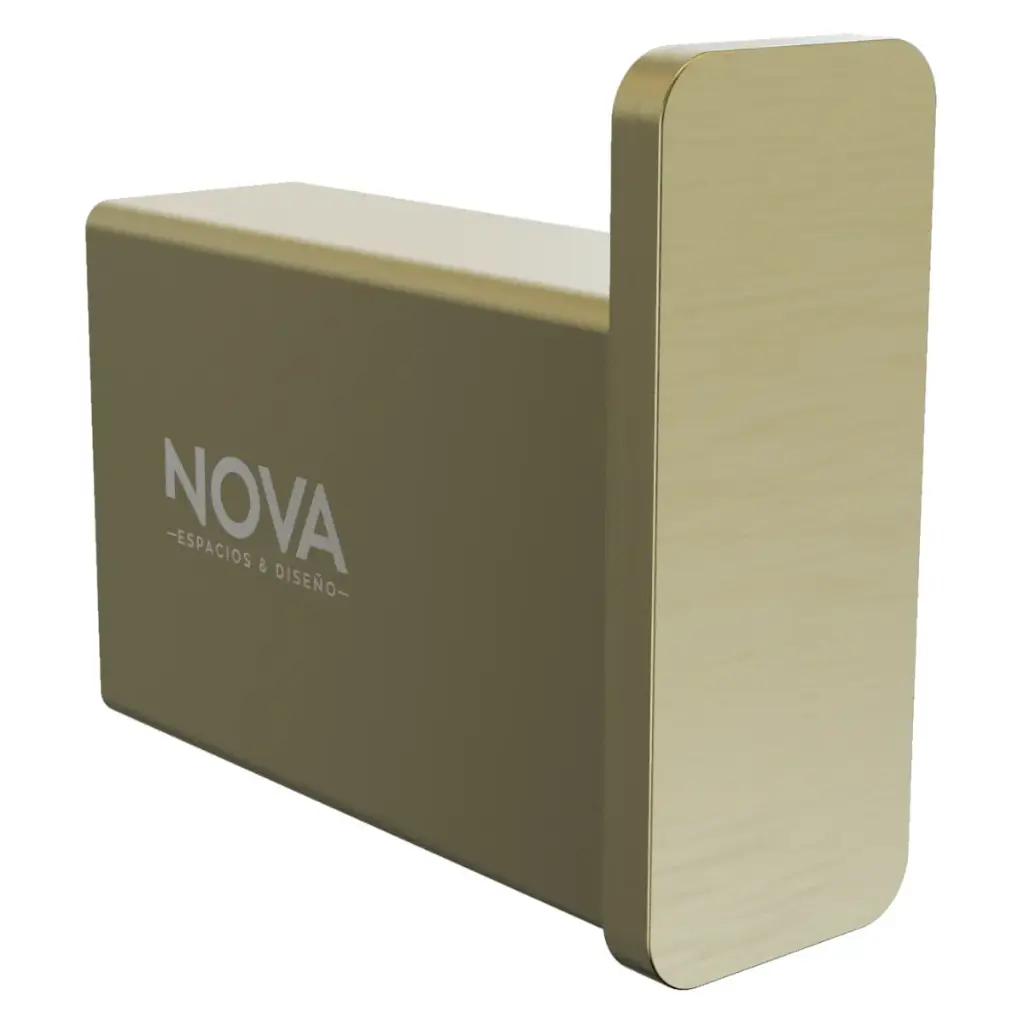 PERCHERO INDIVIDUAL 60 CM SERIE LINE ACC D'OR / DORADO REF. NVACC1503 MARCA NOVA