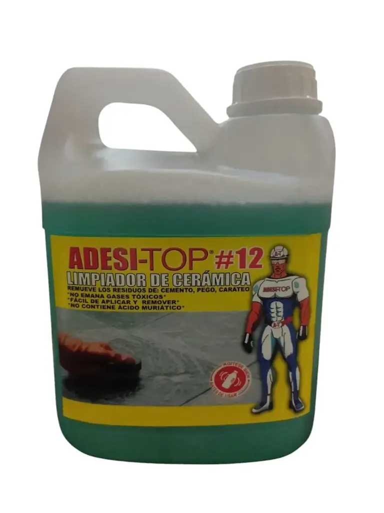 LIMPIADOR DE CERAMICA Y PORCELANATO #12 1 GALON REF. ADT58 / 500698 MARCA ADESI-TOP