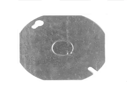 TAPA CIEGA METALICA OCTAGONAL DE 4" PREPONCHADA UNIDAD REF. 7501014 - 0-443-025 COD. 000009 MARCA TEZZA