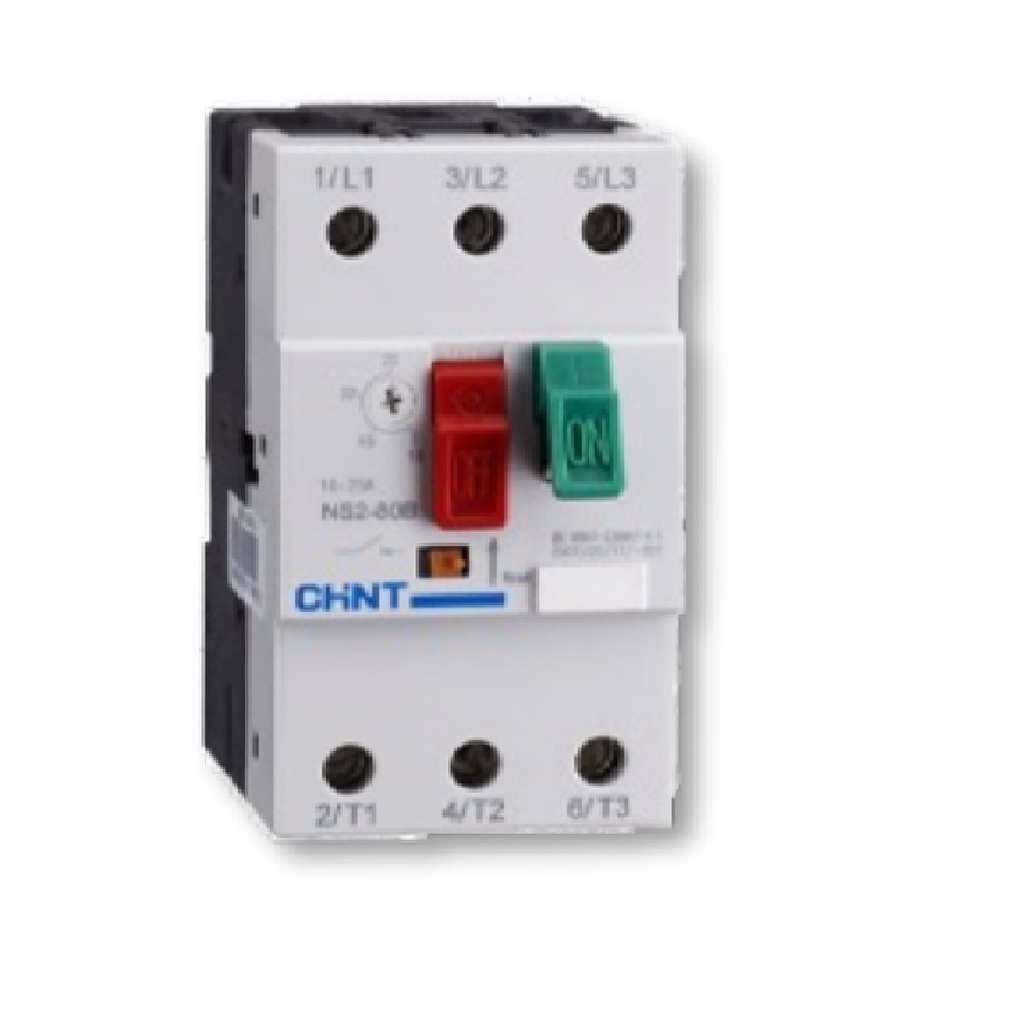 GUARDAMOTOR MANDO DE 6 - 10 A MOD. NS2-25/100 REF. 20600050 MARCA CHINT