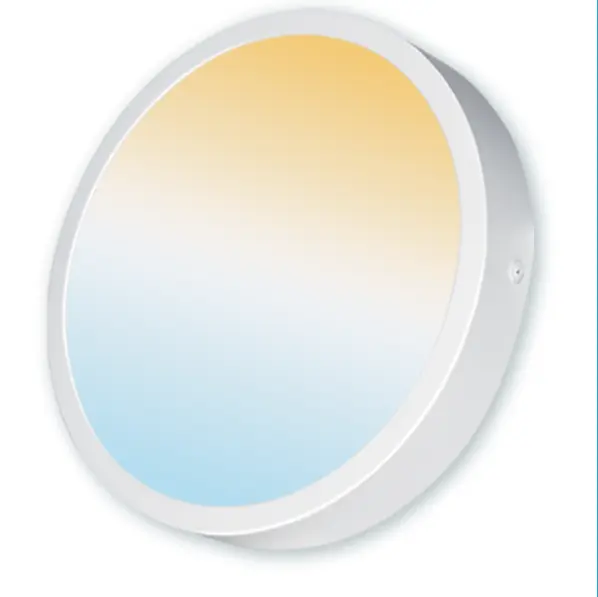 PANEL LED SUPERFICIAL REDONDO 8" 22 W 3 TONOS 2200LM (100 - 305 V) REF.822SHL3T LUCERNA