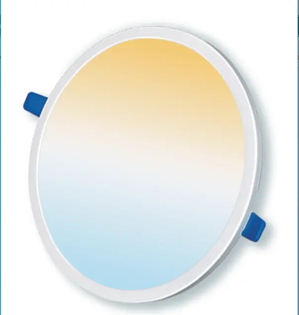 PANEL LED EMPOTRAR REDONDO 8" 22 W 3 TONOS 2200LM (100 - 305 V) REF.822HL3T LUCERNA