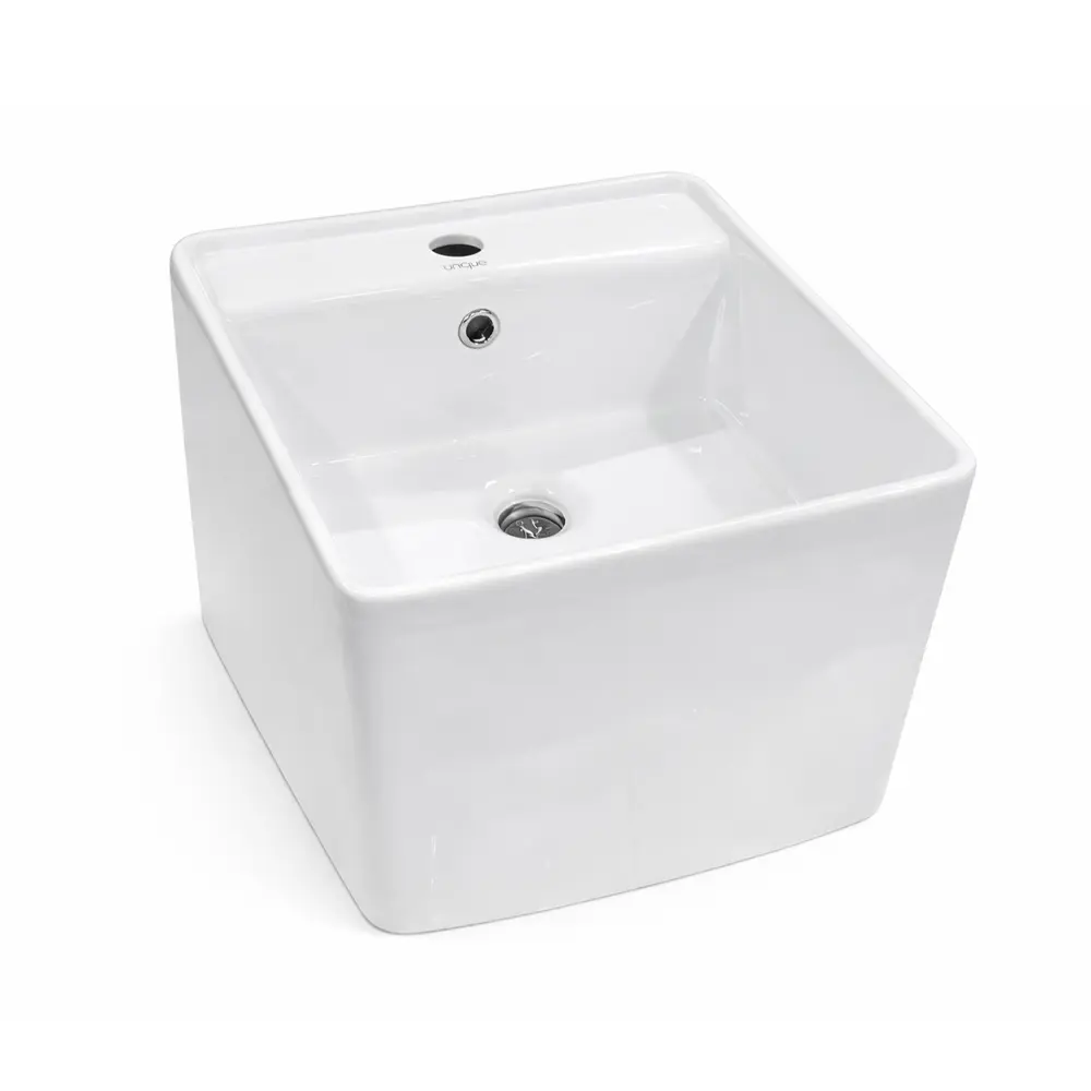 LAVAMANOS CUADRADO AEREO / COLGAR 40 X 40 X 12.50 CM COLOR BLANCO REF. LAV-2012 MARCA UNIQUE