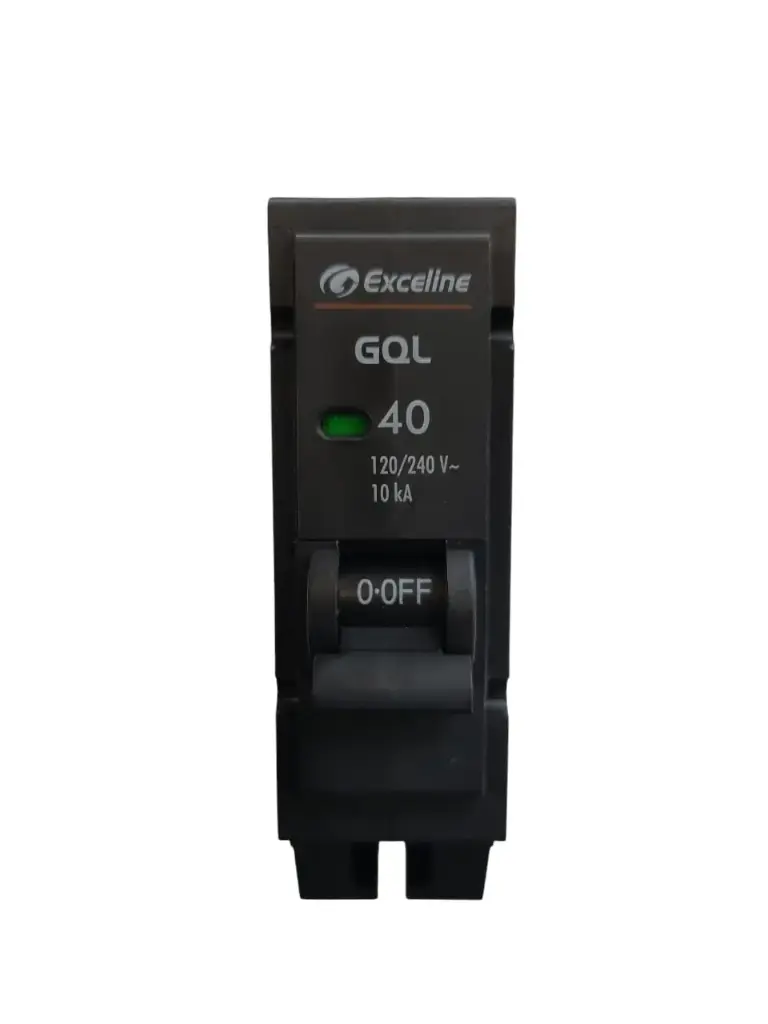 BREAKER PARA EMPOTRAR 1 X 40 A REF. GQL-40A-1 / 222285 MARCA EXCELINE