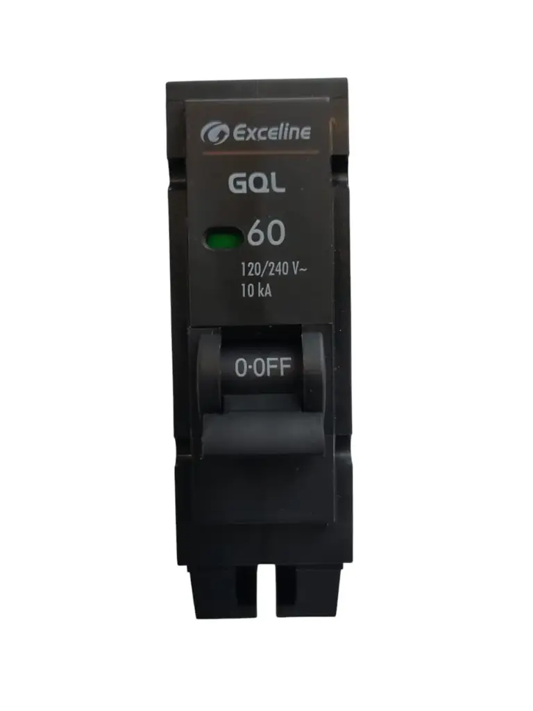 BREAKER PARA EMPOTRAR 1 X 60 A REF. GQL-60A-1 / 007745 MARCA EXCELINE