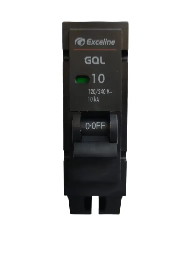 BREAKER PARA EMPOTRAR 1 X 10 A REF. GQL-10A-1 / 009640 MARCA EXCELINE