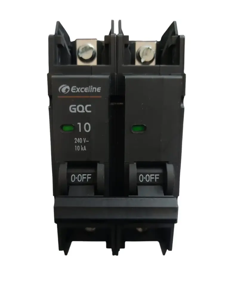 BREAKER SUPERFICIAL 2 X 10 A REF. GQC-10A-2 / 009626 MARCA EXCELINE