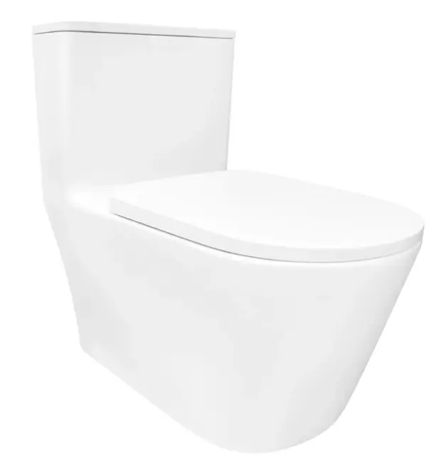 WC SANITARIO ONE PIECE TANQUE CUADRADO ALTO DOBLE DESCARGA C/ ASIENTO CIERRA SUAVE BLANCO REF. SAN-15 MARCA UNIQUE
