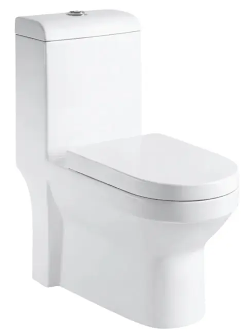 WC SANITARIO ONE PIECE TANQUE CUADRADO ALTO SERIE DE LUJO BLANCO MATE REF. SAN-13M MARCA UNIQUE