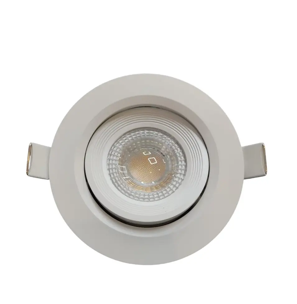 APLIQUE DE TECHO LED EMPOTRABLE INTEGRADO DIRIGIBLE 7W 3CCT 585LM 100- 265V IP20 COLOR BLANCO REF. X037W MARCA ILUMINAK
