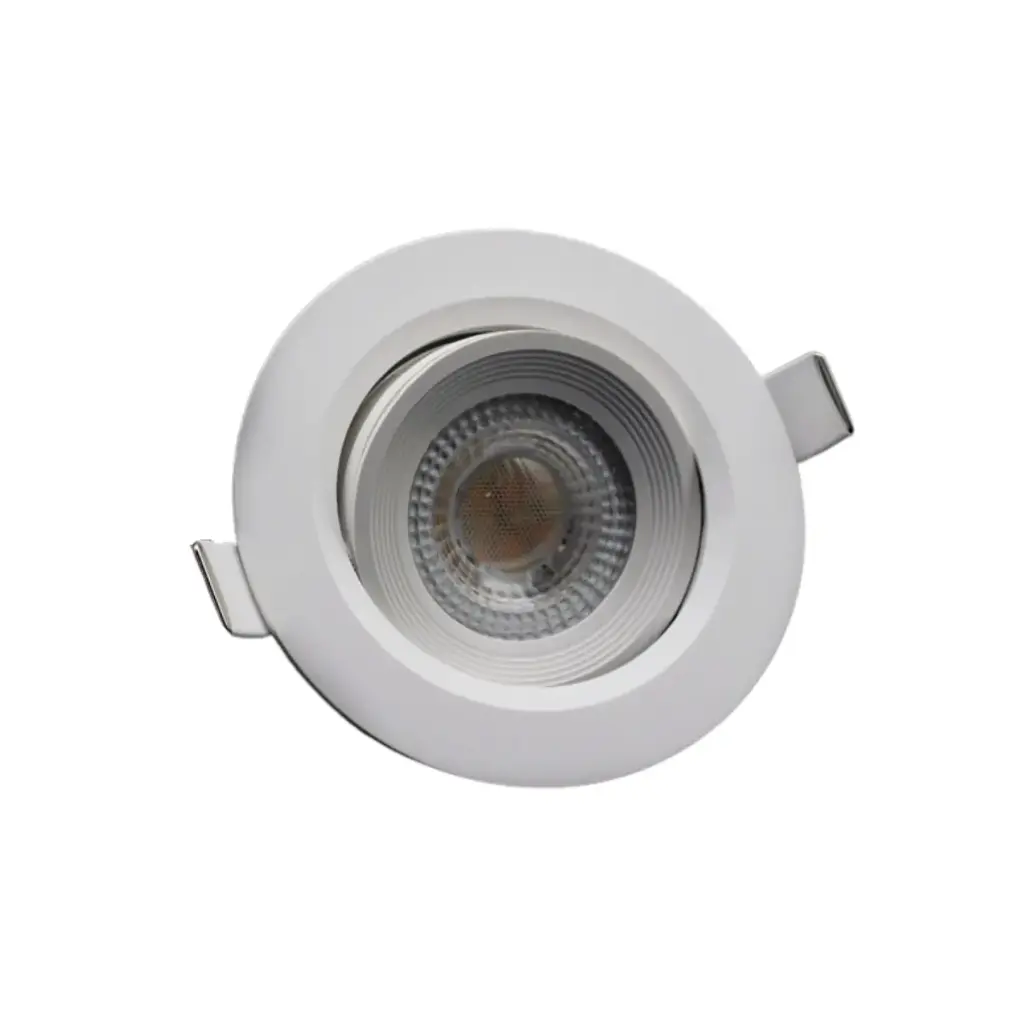 APLIQUE DE TECHO LED EMPOTRABLE INTEGRADO DIRIGIBLE 7W 3CCT C/SELECTOR 585LM 100- 265V IP20 COLOR BLANCO REF. X037W MARCA ILUMINAK
