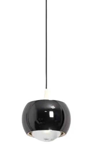 LAMPARA COLGANTE EYE 10W 3500 IP20 1200LM 85-265V 100X105MM COLOR NEGRO REF. KW10WBK MARCA ILUMINAK